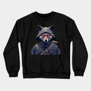 Japanese Ninja Fox Crewneck Sweatshirt